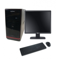 Used Core i5 2nd Generation Desktop PC Full Set with 17 inch Monitor